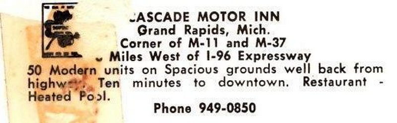 Cascade Motel (Cascade Motor Inn) - Vintage Postcard (newer photo)
